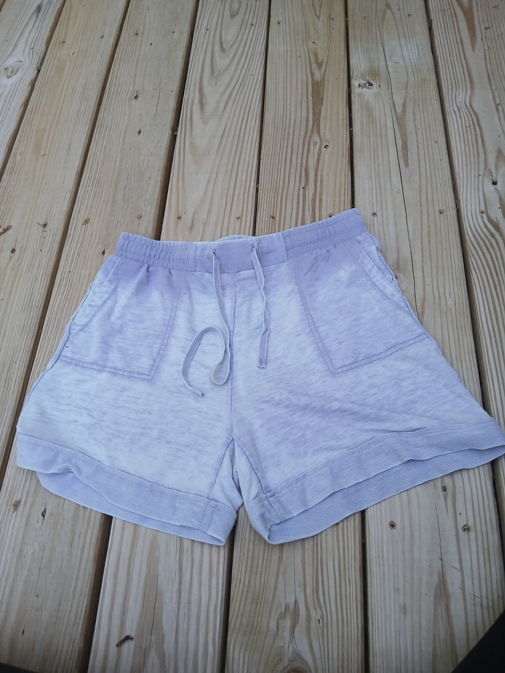 Jane and Delancey Lavender Drawstring Athletic Shorts
